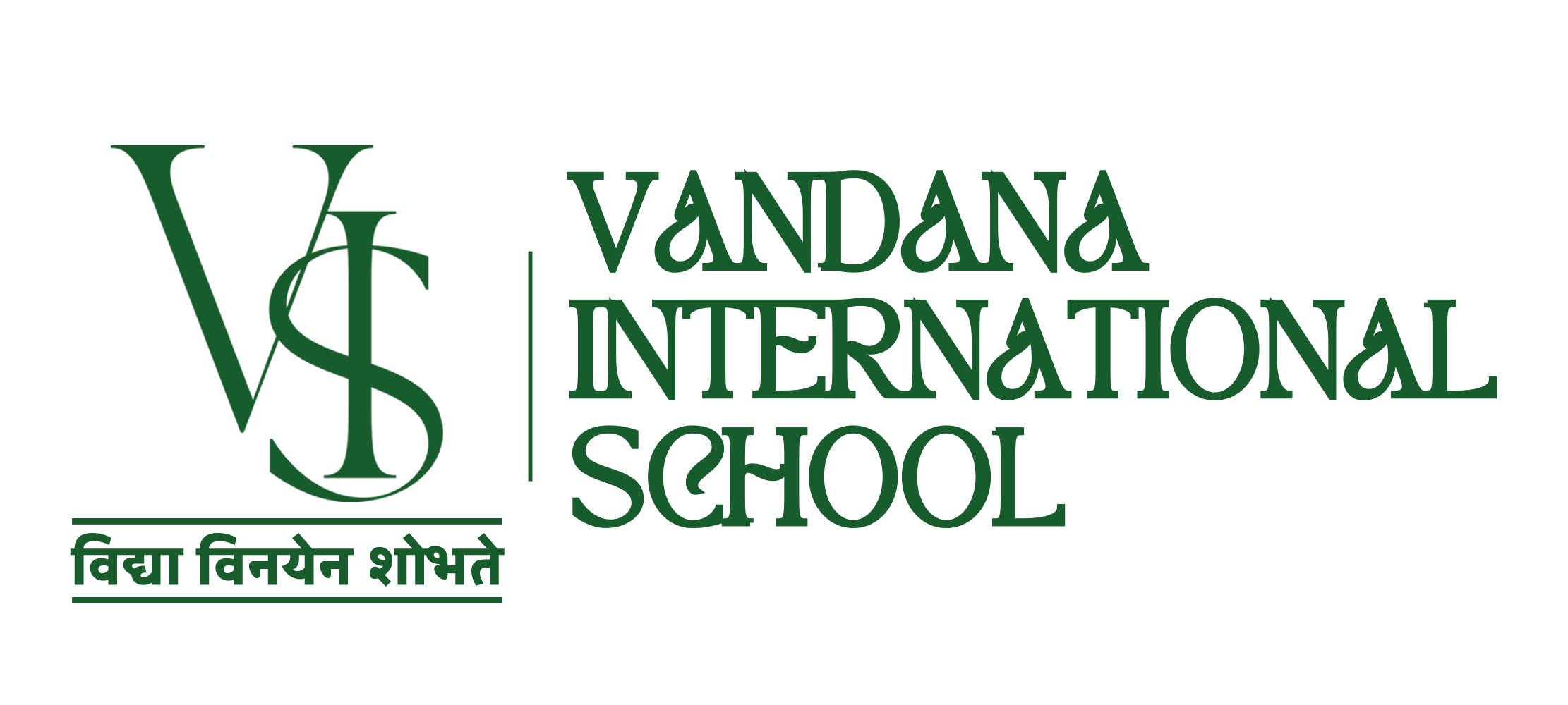 Vandana International School Delhi logo