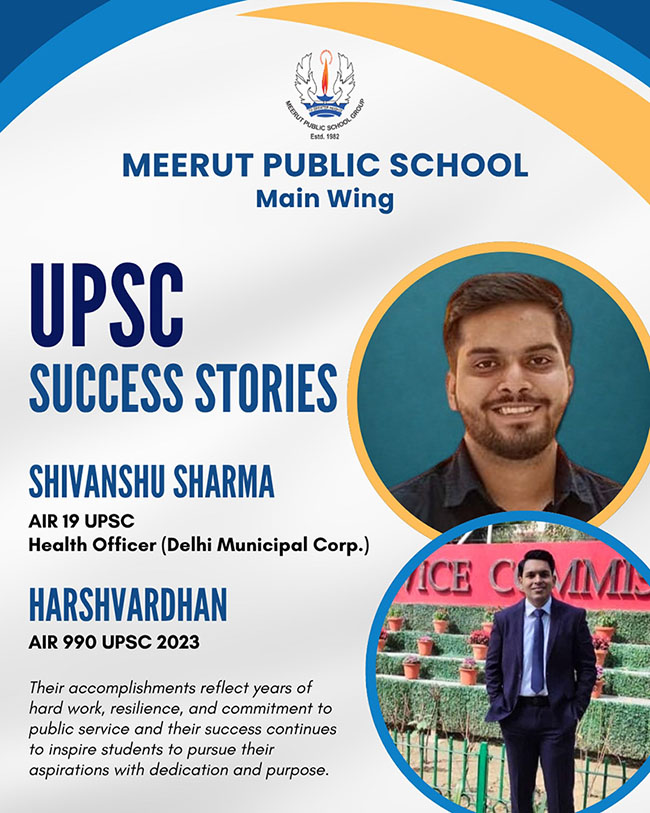 Alumnus Vinay Atri — alumnus of Meerut Public School Main Wing