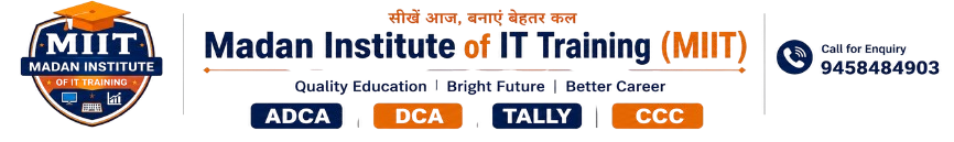 Madan Institute of IT Training (MIIT) ,Basai logo