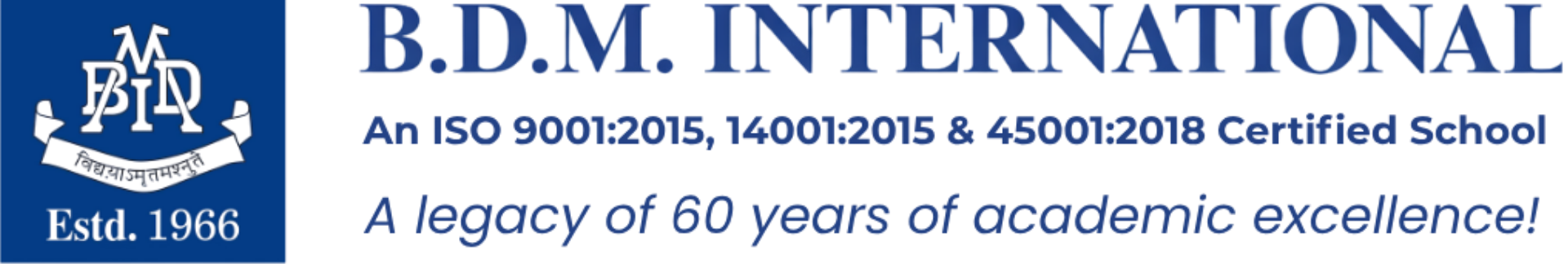 B.D.M. International, Garia logo