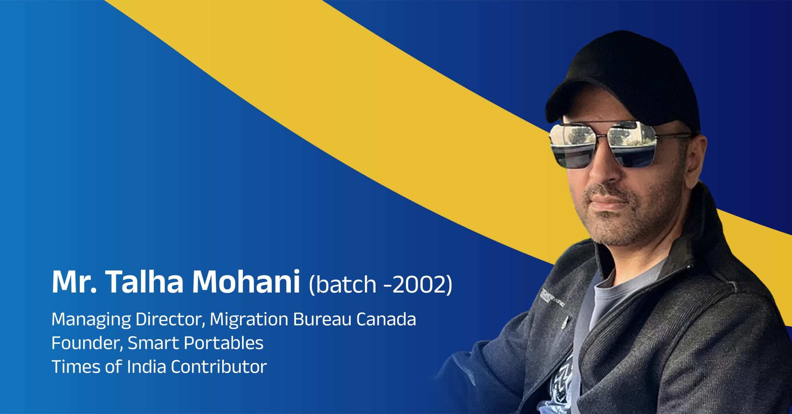 Talha Mohani: Bridging Borders, Building Futures — alumnus of Udgam School, Thaltej