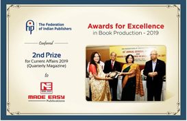 Award For Excellence in Book Production 2019 — held by MADE EASY Noida