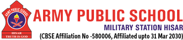 Army Public School, Hisar logo