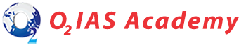 O2 IAS Academy logo