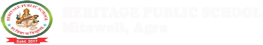 Heritage Public School, Mitawali Agra logo