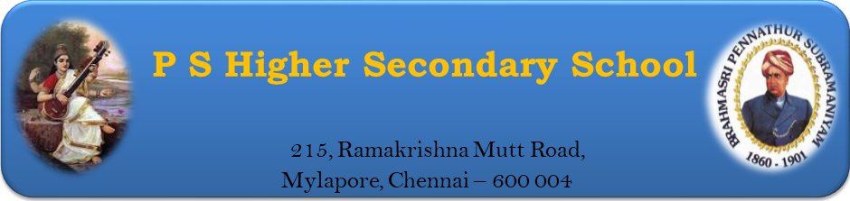 P.S. Higher Secondary School, Mylapore logo
