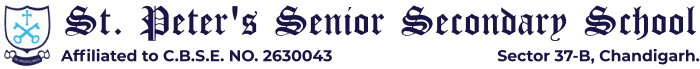 St. Peter's Senior Secondary School logo