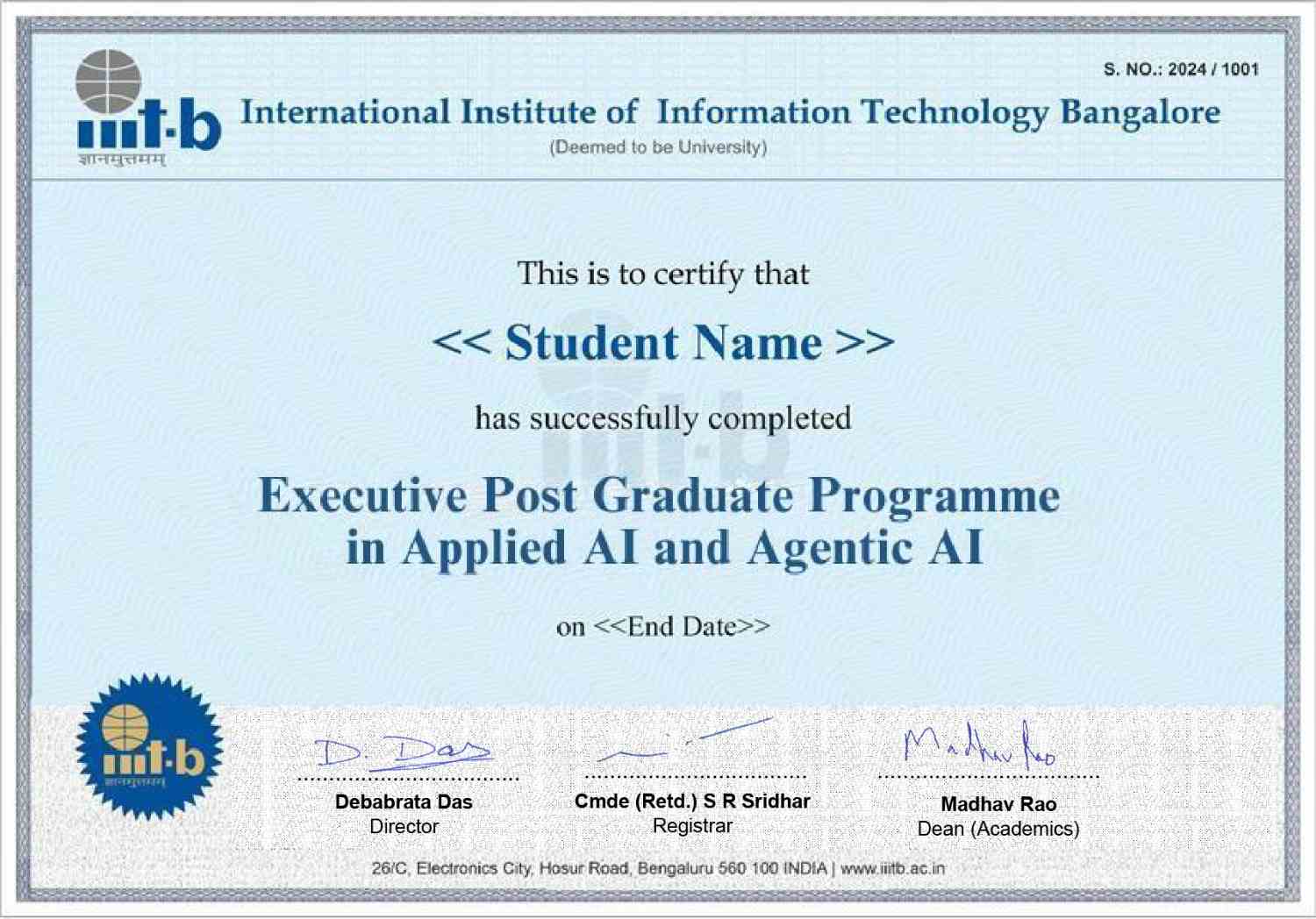Executive Post Graduate Programme in Applied AI and Agentic AI — held by Dehradun - upGrad Learning Support Centre