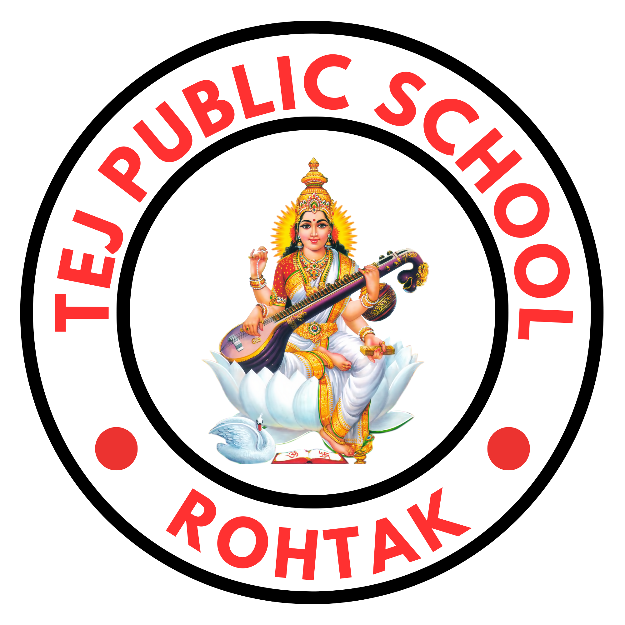 Tej Public School Rohtak logo