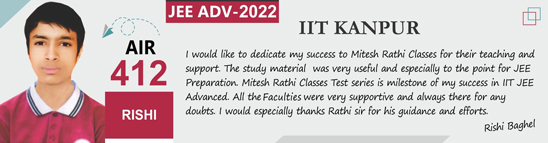 coaching institute in Bhopal — alumnus of Mitesh Rathi Classes