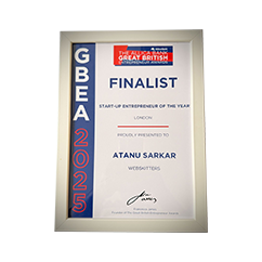 Runners-Up at the Great British Entrepreneur Awards 2025 — held by Webskitters Academy