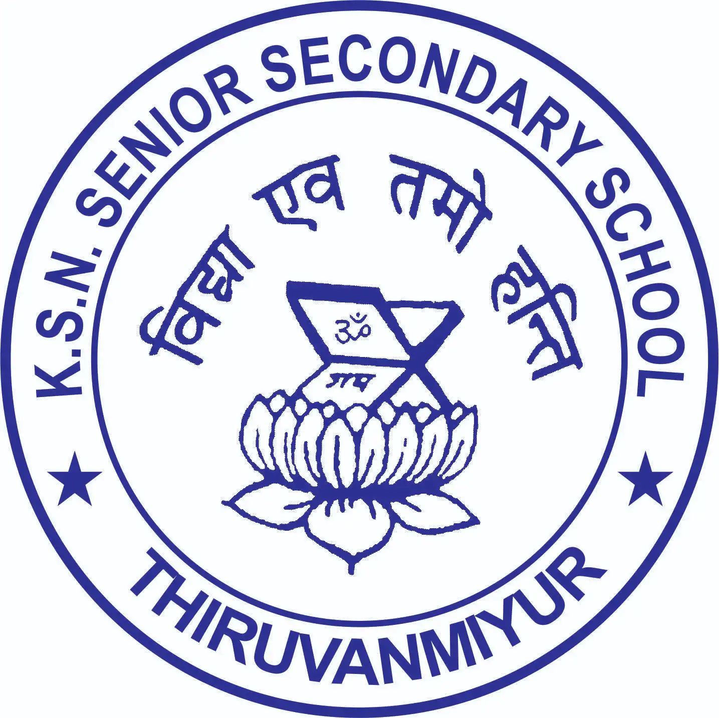 KSN Senior Secondary School, Thiruvanmiyur logo