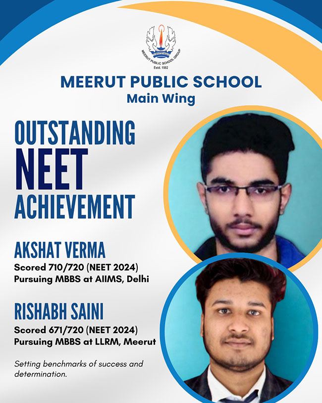 UPSC Success Stories: Inspiring Journeys of Our Alumni — alumnus of Meerut Public School Main Wing
