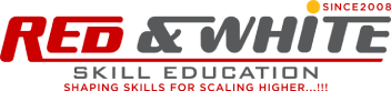 Red & White Skill Education logo