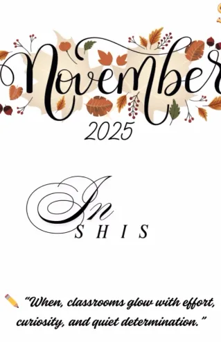 November 2025 Activities Recap: Engaging, Enriching Inspiring Learning — Scottish High International School, Gurgaon