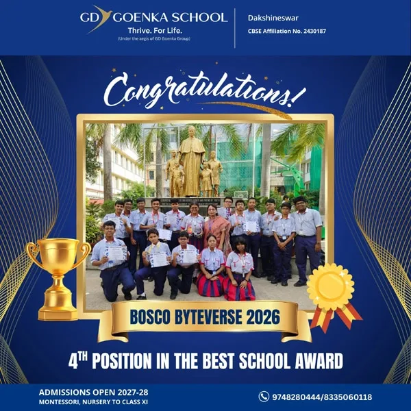 Triumph at Bosco Byteverse 2026 — GD Goenka Public School, Dakshineswar