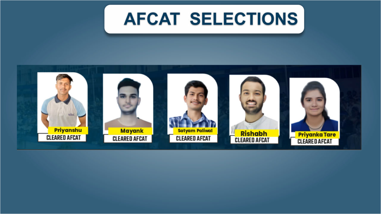 AFCAT SELECTIONS — alumnus of फोर्स Defence Academy,sajan Nagar