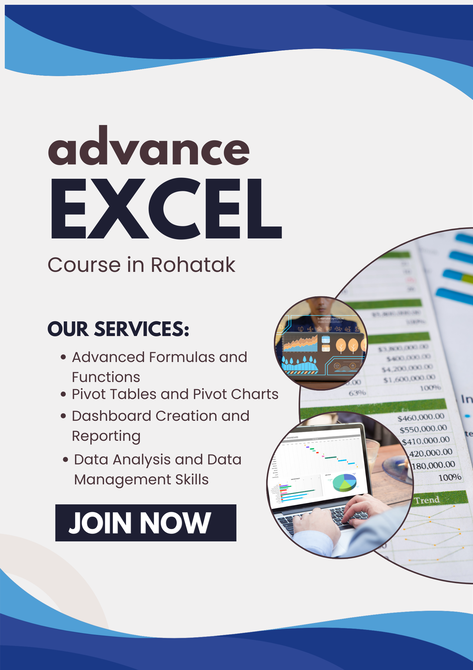 Advanced Excel Course in Rohtak: — held by Webmok Pvt Ltd