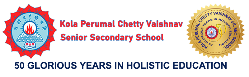Kola Perumal Chetty Vaishnav Senior Secondary School logo