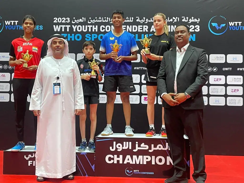 Our Students Participated in World Table Tennis Tournament Held in Dubai — K.R. Mangalam World School Delhi