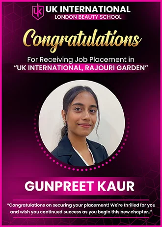 Placement Image — alumnus of UK International London Beauty School, Ghaziabad