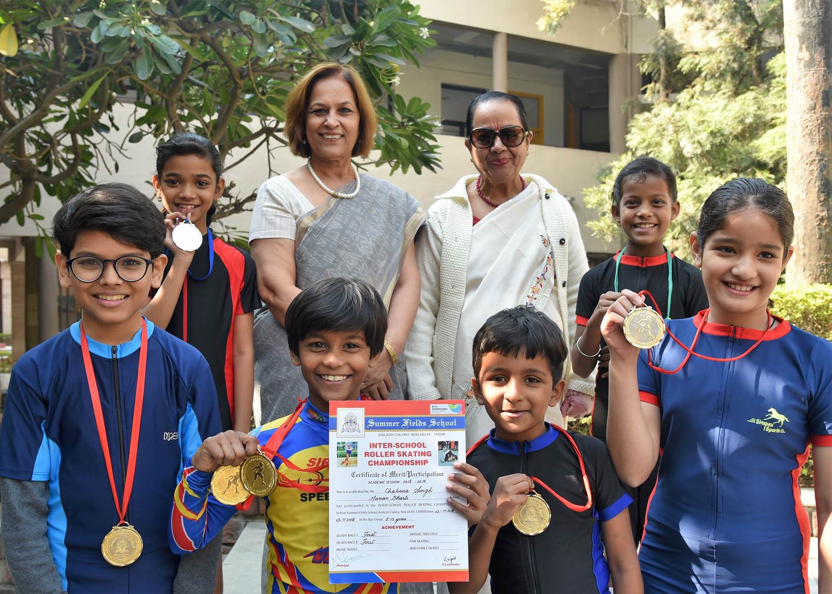Young Skating Stars — held by Manava Bharti India International School