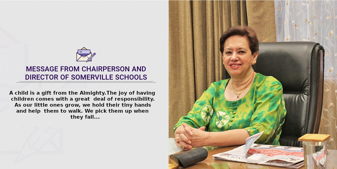 Third slide — alumnus of Somerville School, Vasundhara Enclave Delhi