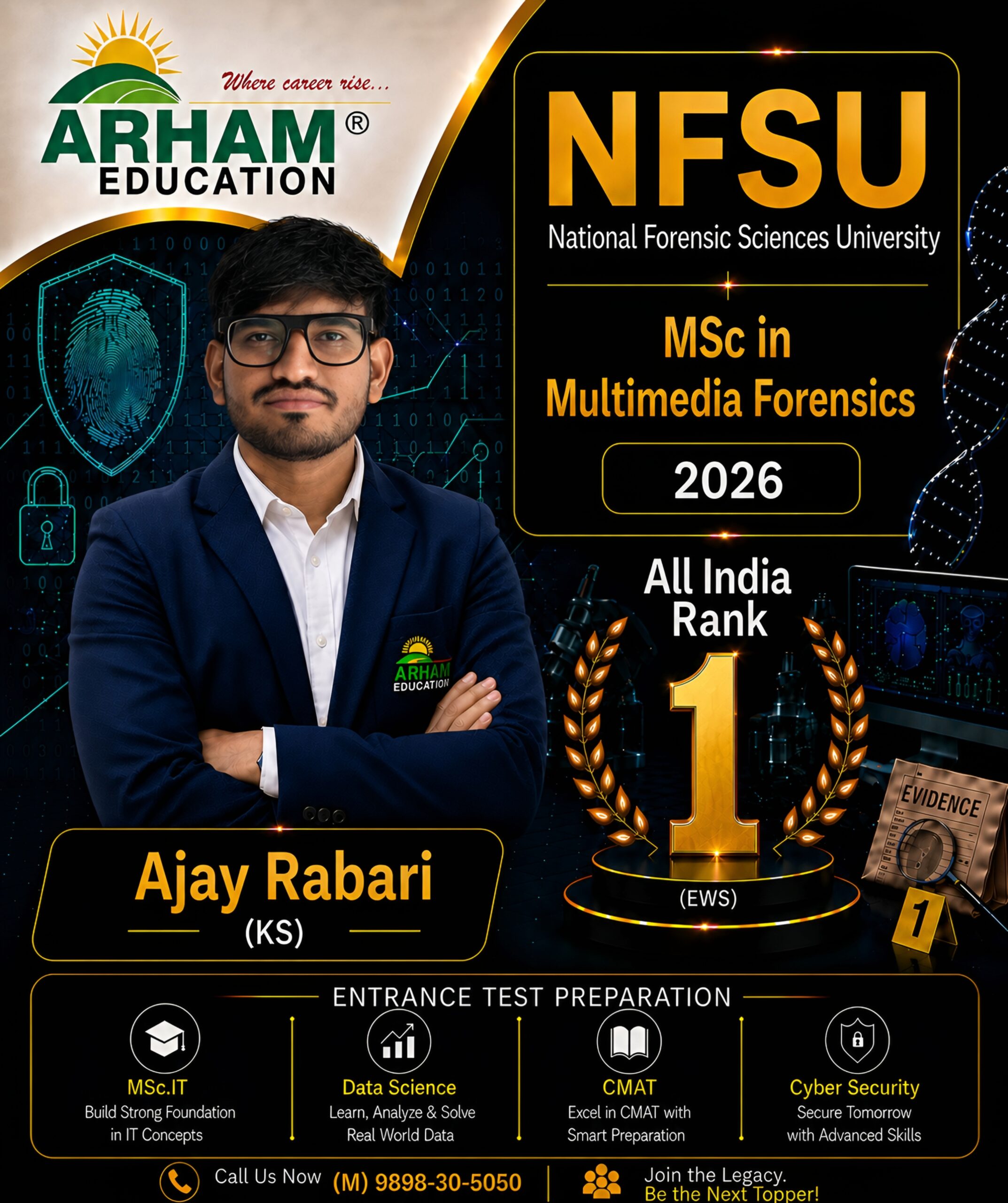 Ajay Rabari — alumnus of Arham Education, Ahmedabad