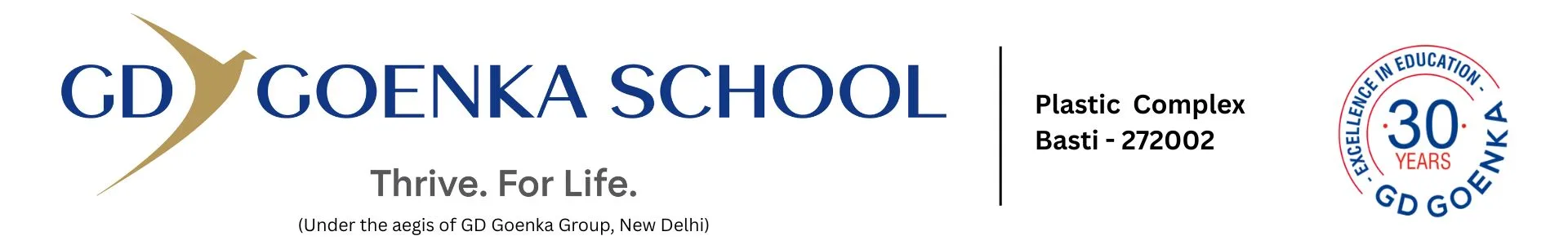 GD Goenka Public School, Basti logo