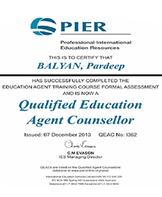 PIER — Western Overseas Study Abroad Ltd., Rohtak