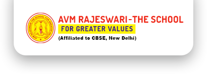 AVM Rajeswari the School logo
