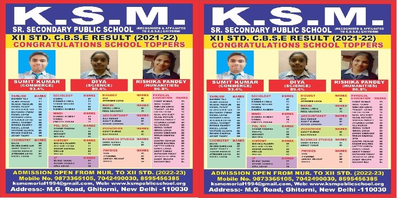 K. S. Memorial Public School Delhi