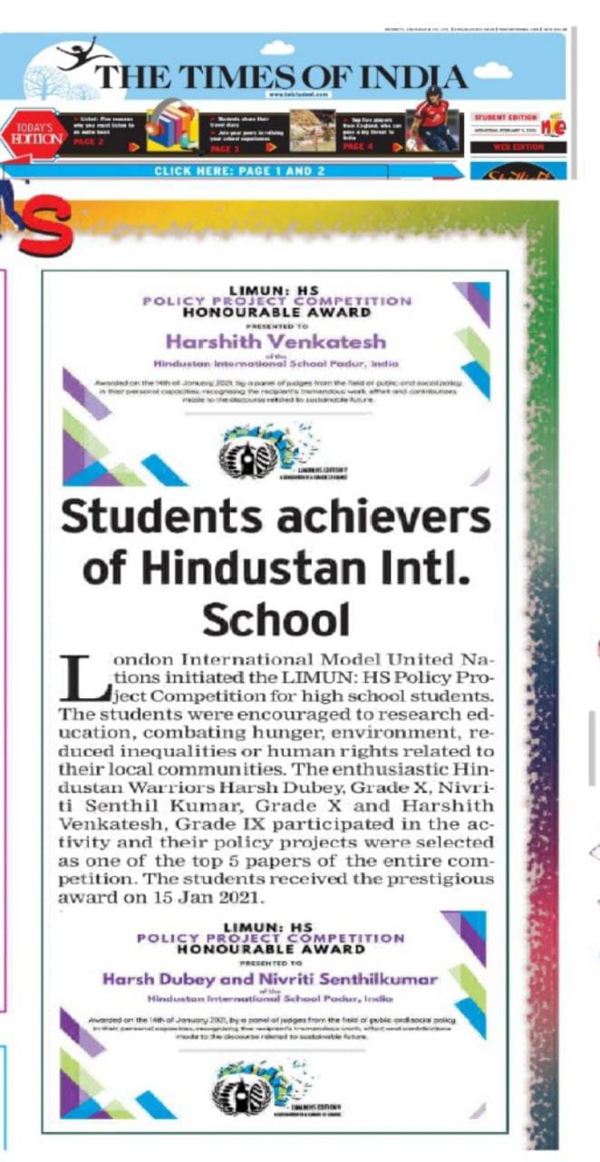 Read More — Hindustan International School, Guindy Campus