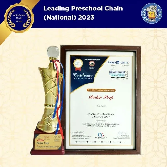 Leading Preschool Chain Award — Greater Noida Podar Learn School