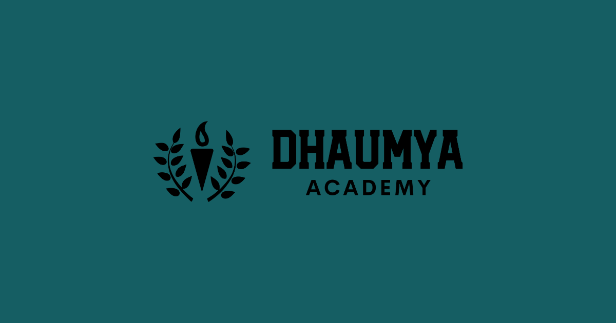Dhaumya Academy logo