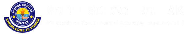 Model School, Rohtak &nbsp&nbsp&nbsp (Knowledge is Power) logo