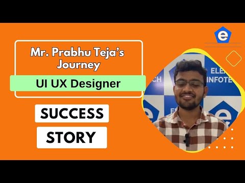 IT course placement success story — alumnus of ELearn Infotech,Madhapur