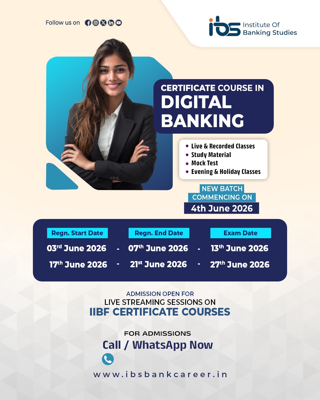 CERTIFICATE COURSE IN DIGITAL BANKING — alumnus of Institute of Banking Studies