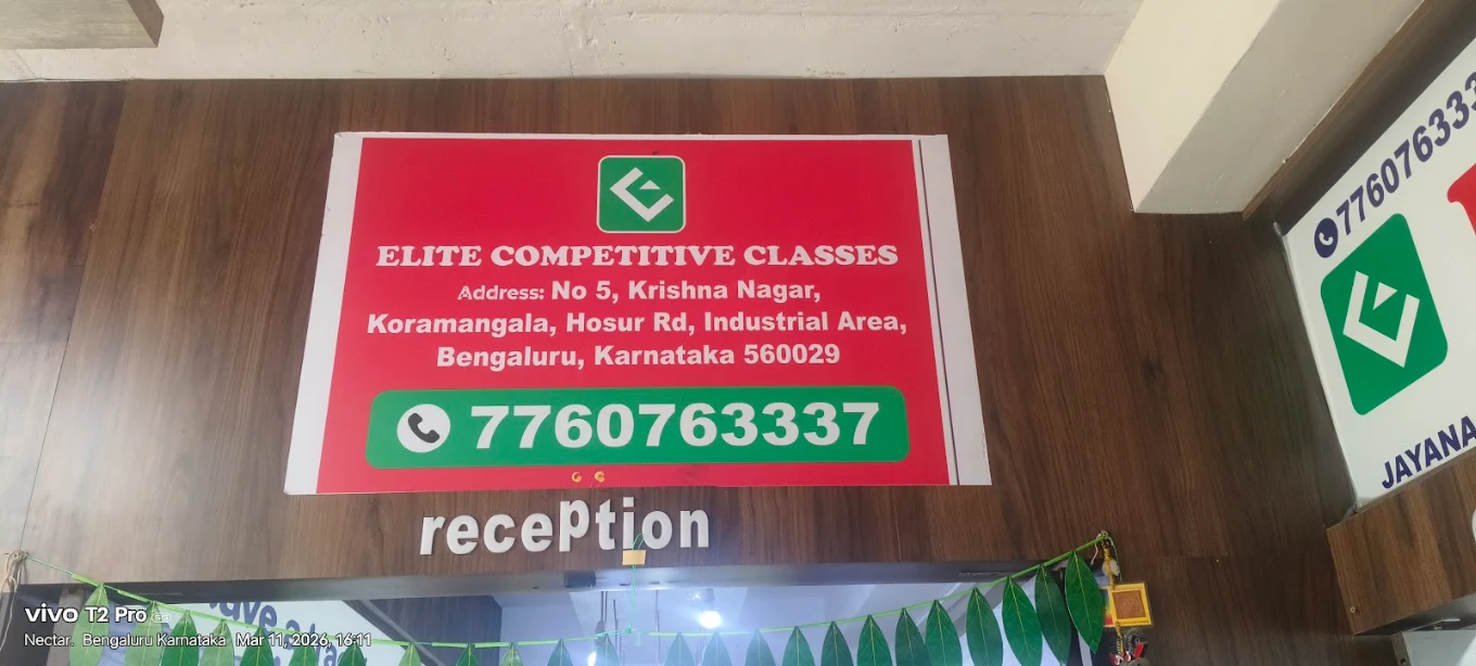 Elite IIT, Koramangala, Bangalore