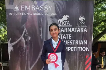 State Equestrian Champion — Ekya Schools, Nice Road