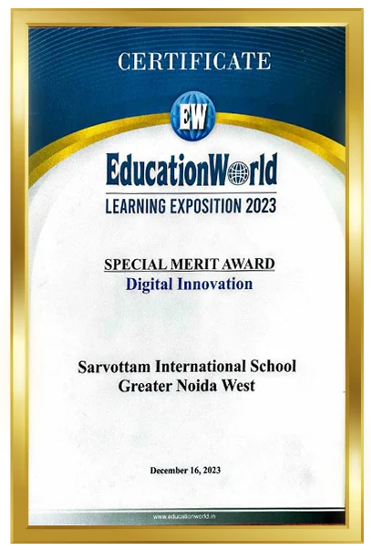 Education World Learning Exposition 2023 — Sarvottam International School