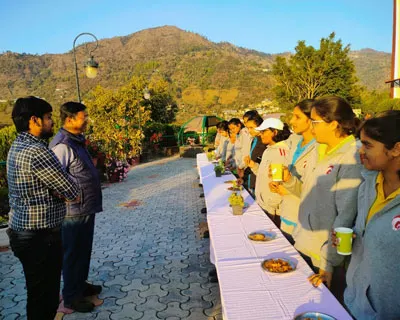 Meeting with the Management at Evening Snacks — alumnus of GD Goenka International School, Nainital