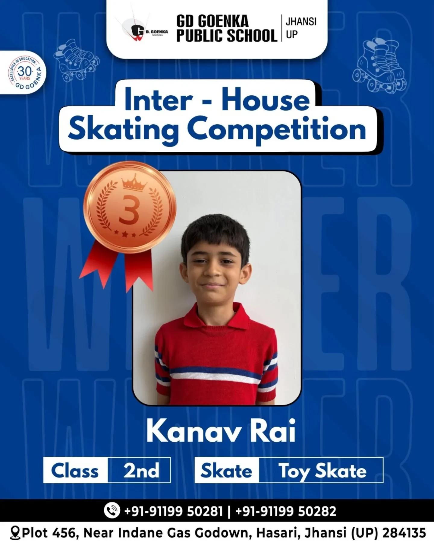 Rolling towards victory! — GD Goenka Public School, Jhansi