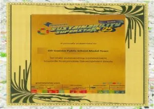 Sustainability Superstar 2025 — GD Goenka Public School, Model Town