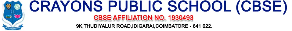 Crayons Public School, Idigarai logo