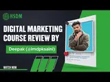 Deepak Saini Review — alumnus of Haryana School of Digital Marketing