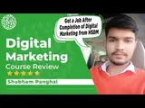 Shubham Got His First JOB — alumnus of Haryana School of Digital Marketing