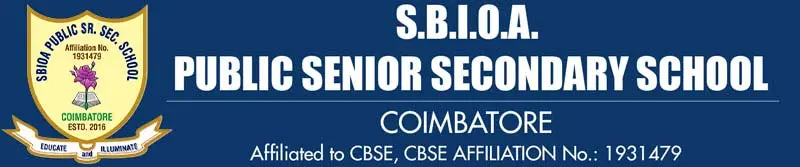 S.B.I.O.A. Public Sr.Sec. School logo