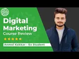 Anmol Review Testimonial — alumnus of Haryana School of Digital Marketing