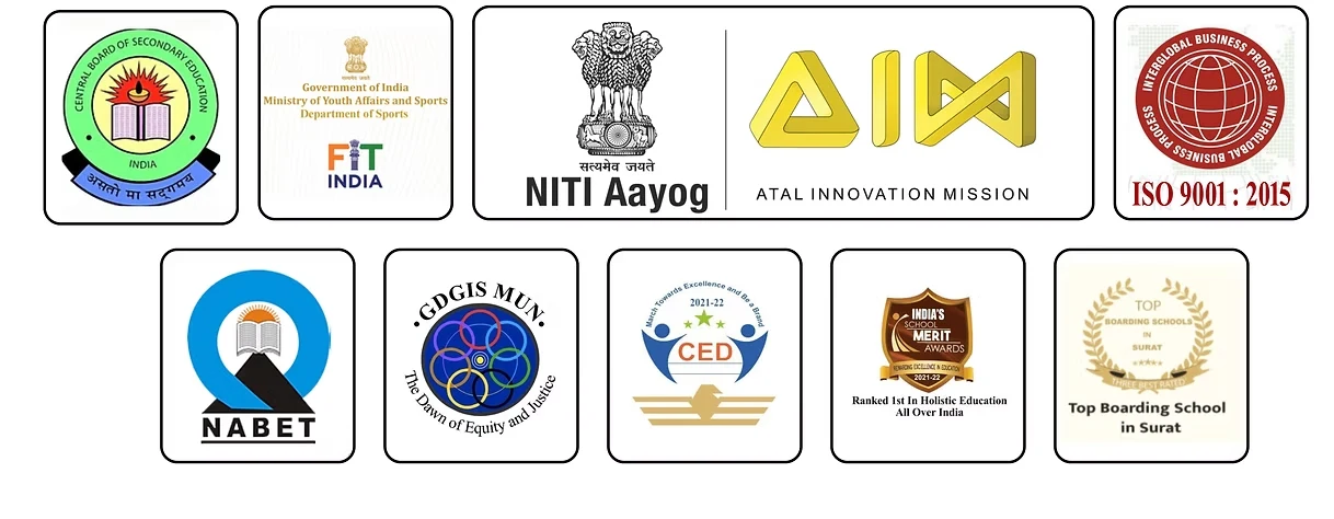 Accreditation Banner — held by GD Goenka International School, Surat